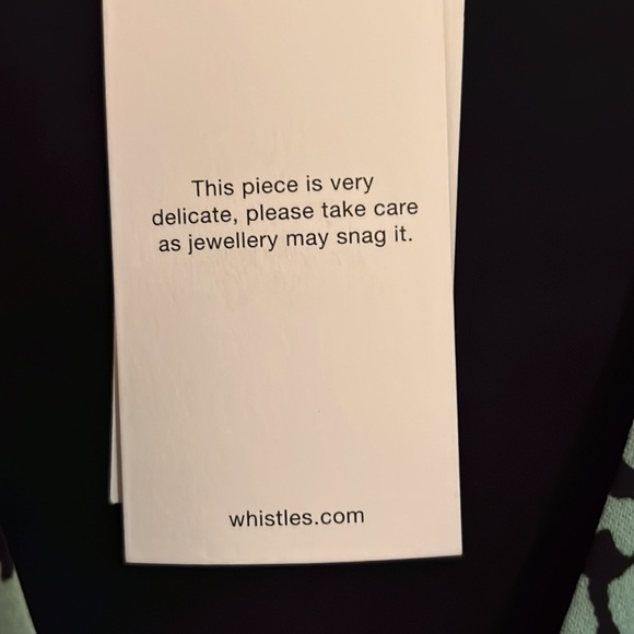 NWT WHISTLES US-SZ 10 GREEN WRAP DRESS ANIMAL PRINT - Picture 12 of 13